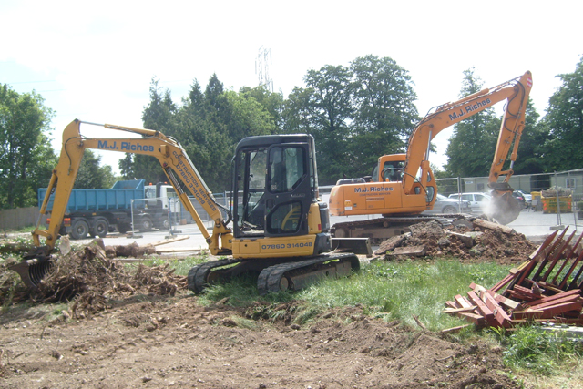 M J Riches Construction Ltd Drainage and External Groundworks.